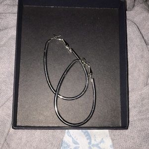 Silver hoops